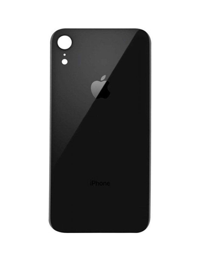 iPhone XR Pil Kapağı Arka Cam Kapak Tüm Renkler Siyah